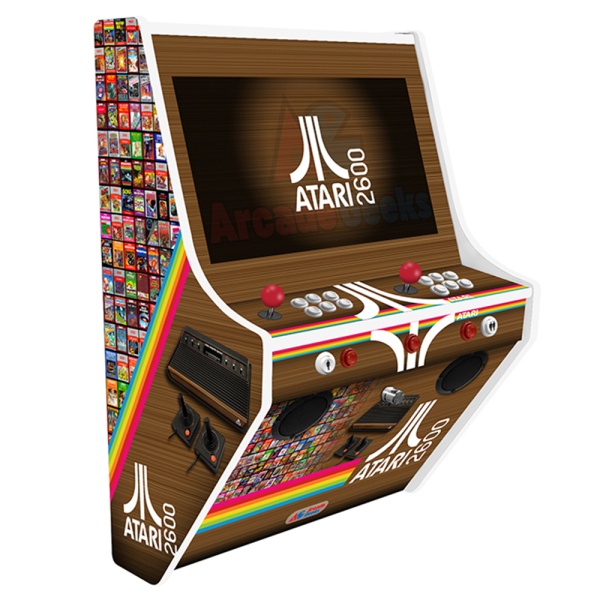 Wall Mounted 2 Player Arcade Machine - Atari Themed